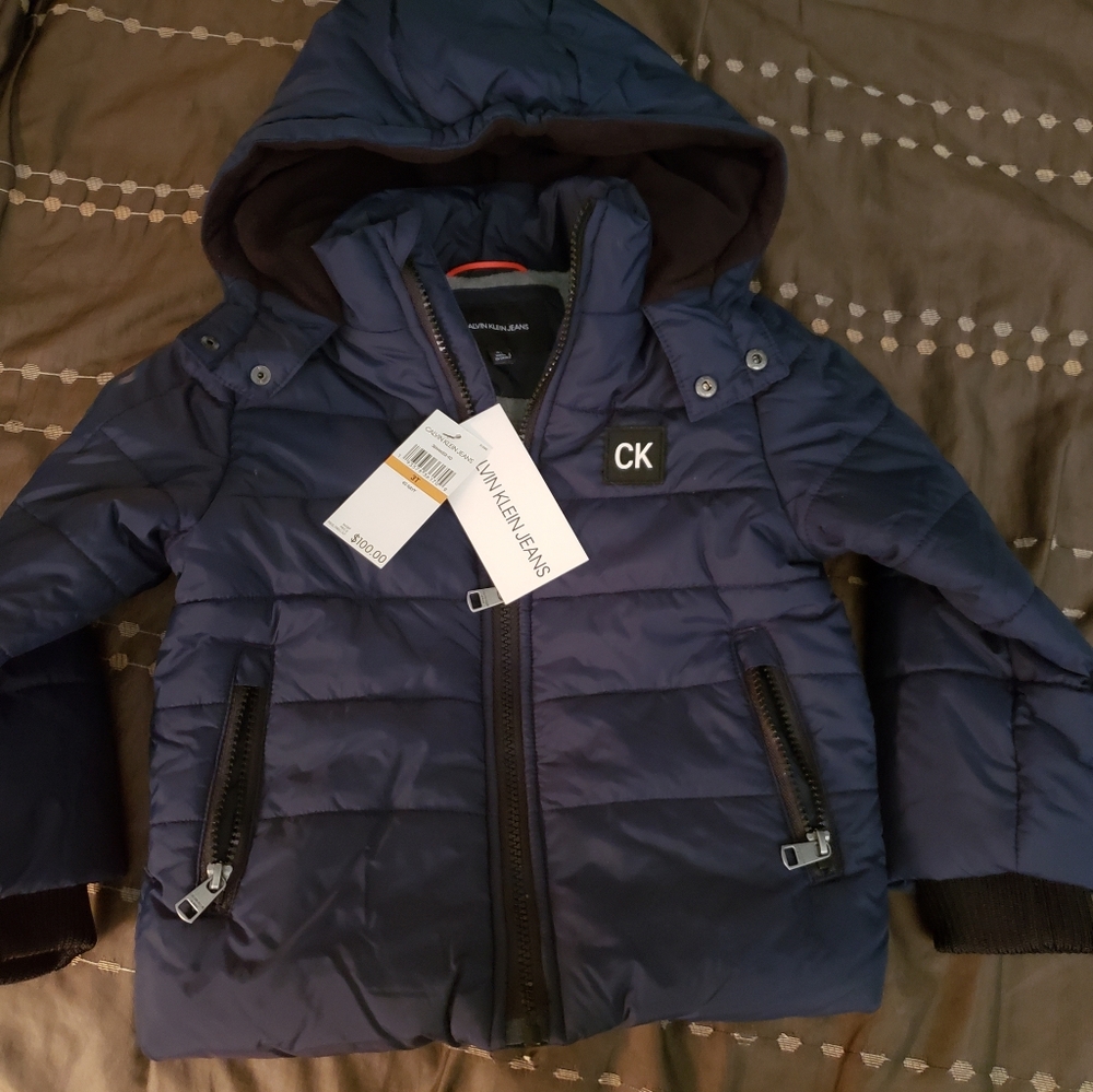 3T Calvin Klein Jeans warm boy jacket